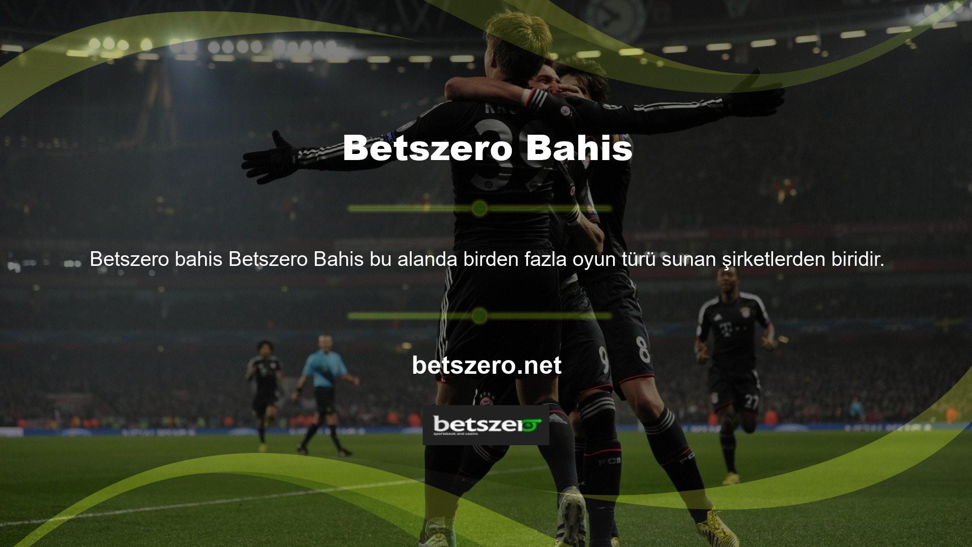 Betszero Avrupa oyun lisanslarına sahip üç sağlayıcı bulunmaktadır