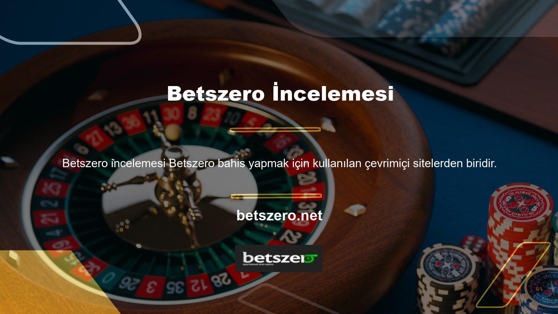 "Betszero altyapısı casino endüstrisindeki birçok karardan biridir